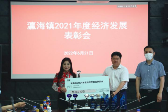 助力經(jīng)濟(jì)發(fā)展，美巢集團(tuán)股份公司獲瀛海鎮(zhèn)經(jīng)濟(jì)發(fā)展三項大獎
